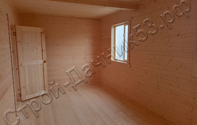 4 Каркасно-щитовой дом  Д-125,  6х8м, 75 М², Московская область, Клинский район, деревня Соголево. (6)